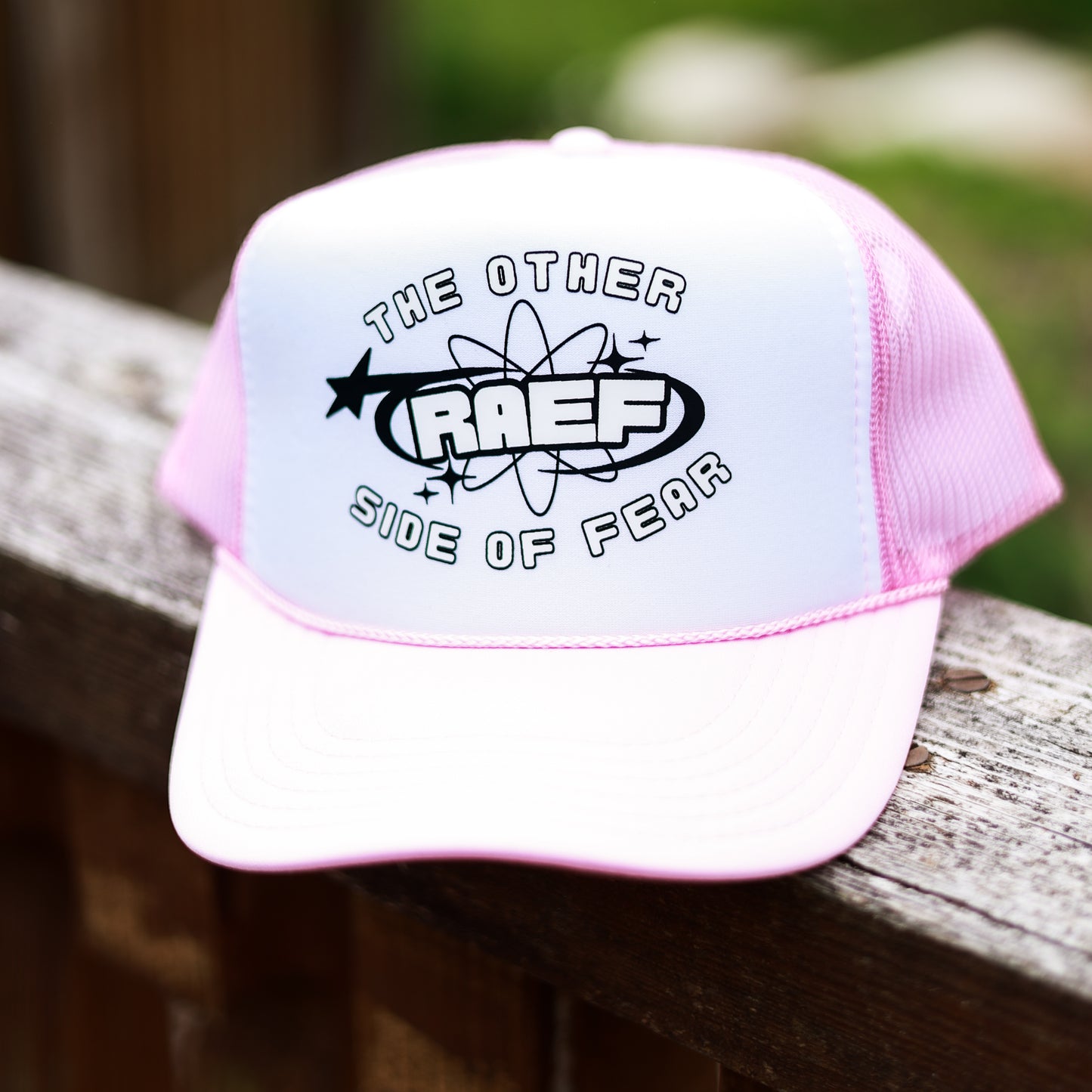 Raef Pink Trucker Hat